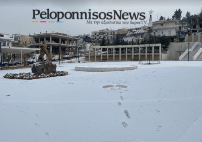 Ισχυρή χιονόπτωση στη Νεμέα και στα χωριά του Δήμου – Η κυκλοφορία στα ορεινά διεξάγεται μόνο με αντιολισθητικές αλυσίδες