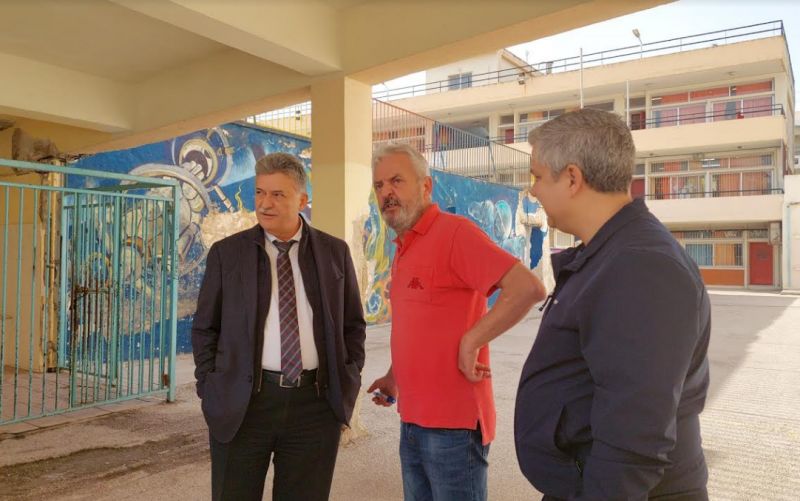 Στο 12ο Δημοτικό Σχολείο ο Δήμαρχος Κορινθίων, Βασίλης Νανόπουλος