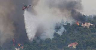 Φωτιά Αττική: Νέο μήνυμα 112 για εκκένωση σε Καπανδρίτι, Πολυδένδρι και Μαλακάσα