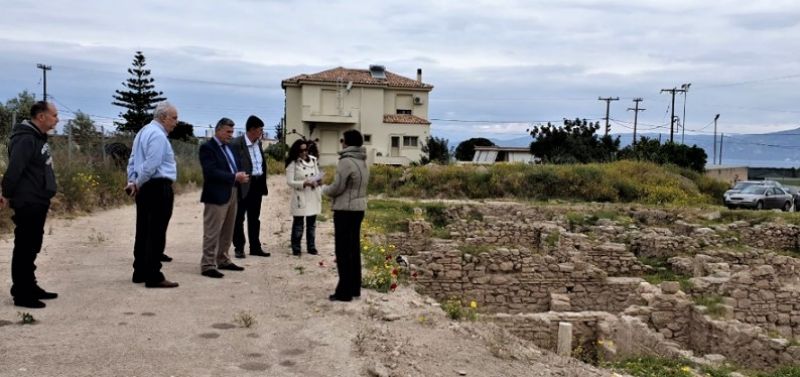 Δήμος Κορινθίων: Συνεχίζεται το έργο κατασκευής του σχολικού συγκροτήματος Αρχαίας Κορίνθου