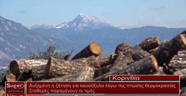 Αυξημένη η ζήτηση για καυσόξυλα, σταθερές οι τιμές (βίντεο)