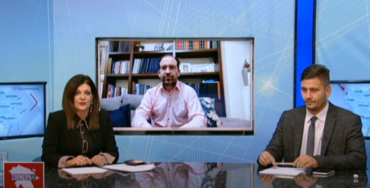 Ο Δημήτρης Τζωρτζίνης στην εκπομπή &quot;Η Πελοπόννησος Σήμερα&quot; (VIDEO)