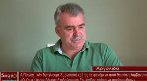 Α.Πουλάς: Αν δεν γίνουμε Ευρωπαϊκό κράτος τα φαινόμενα αυτά θα επαναλαμβάνονται (VIDEO)