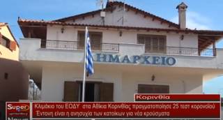 TEST COVID-19 στα Αθίκια Κορινθίας