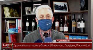 Σημαντικά θέματα ενέκρινε η Οικονομική Επιτροπή της Περιφέρειας Πελοποννήσου  (Βιντεο)