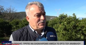 Α ΠΟΥΛΑΣ: ΠΡΕΠΕΙ ΝΑ ΟΛΟΚΛΗΡΩΘΕΙ ΑΜΕΣΑ ΤΟ ΕΡΓΟ ΤΟΥ ΑΝΑΒΑΛΟΥ (ΒΙΝΤΕΟ)